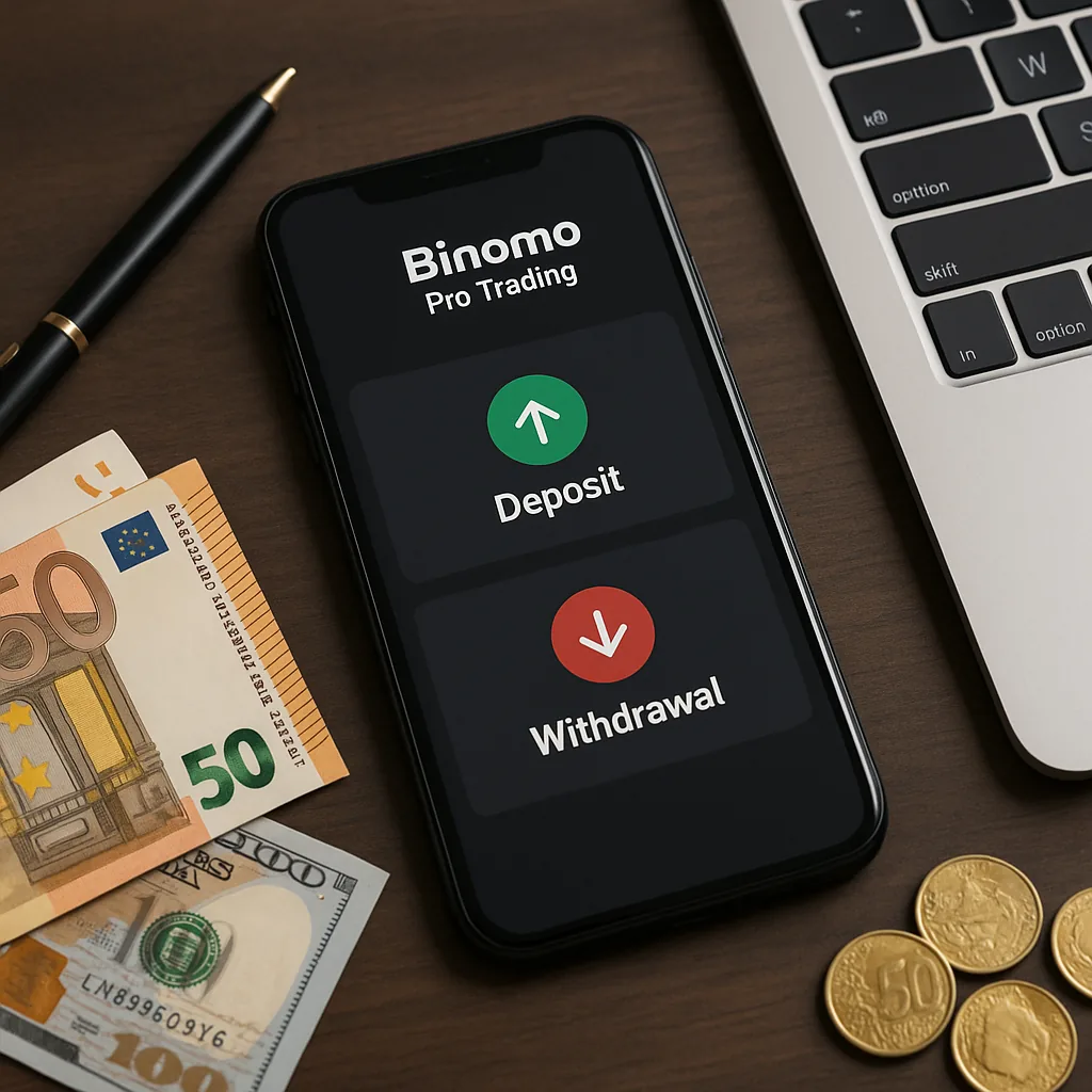 Binomo deposits and withdrawals