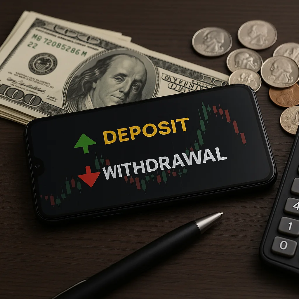 Binomo deposits and withdrawals