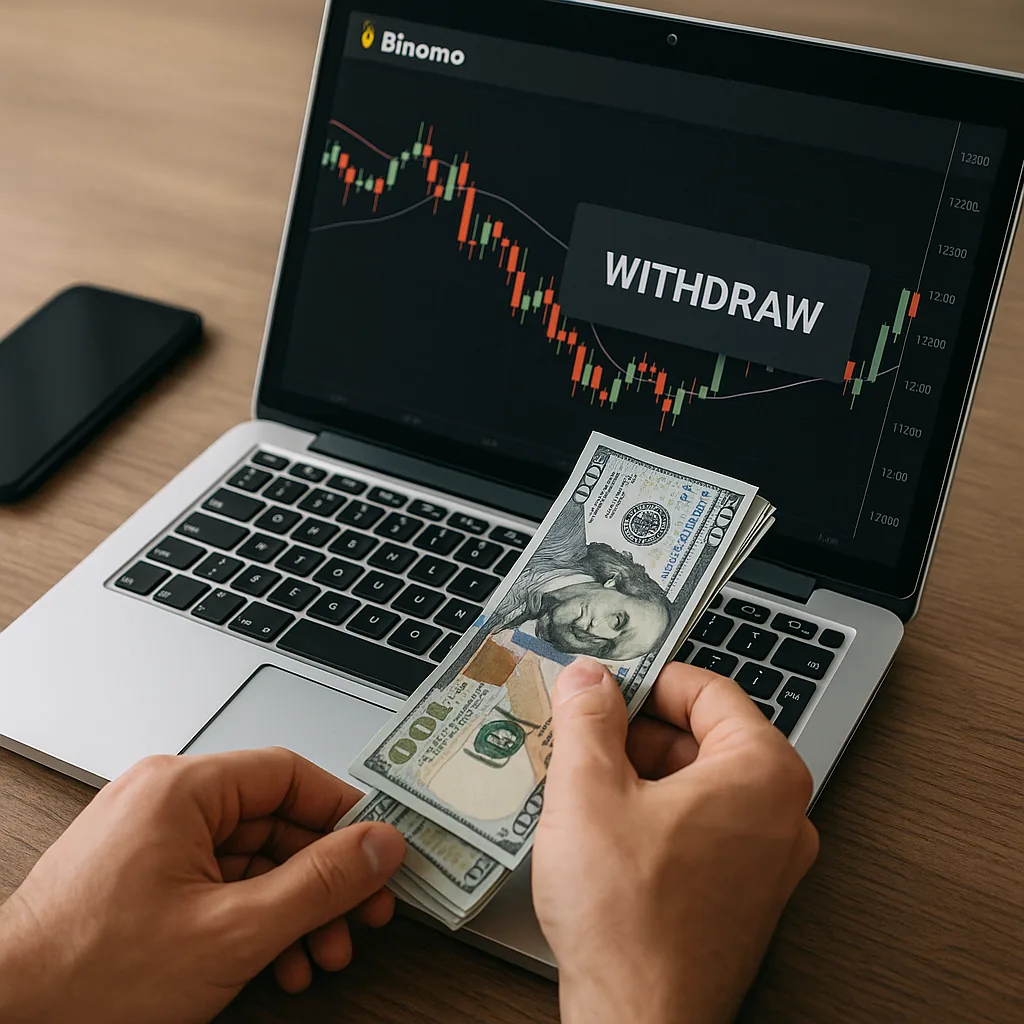 How to withdraw money from Binomo