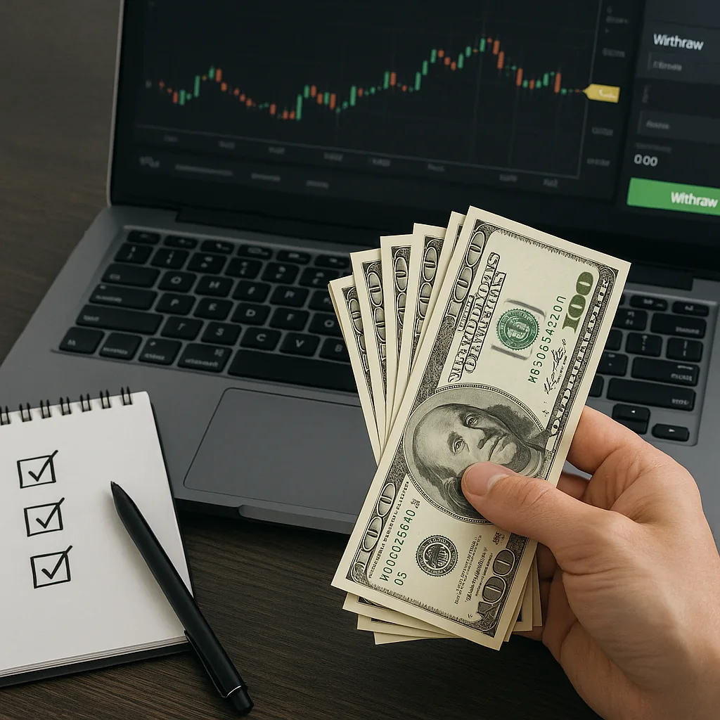 How to withdraw money from Binomo